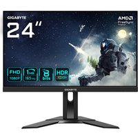 GIGABYTE G24F 2 24" FHD Gaming Monitor - 1920 x 1080 165Hz 1ms 300 cd/m AMD FreeSync Premium HDR Ready Displayport 1.2 HDMI 2.0