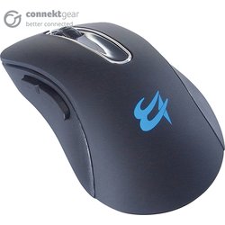Connektgear MO544 Wireless Full-Size 6 Button Optical Mouse - Black