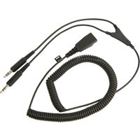 Jabra PC cord - QD to 2x3_5mm