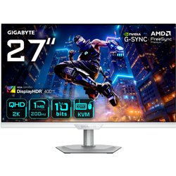 Gigabyte M27Q2 Qd Ice 27” Qhd Gaming Monitor - 2560 X 1440. 200Hz. 1Ms