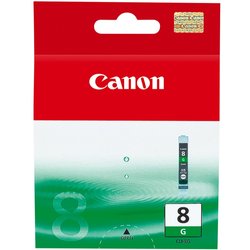 Canon 0627B001/CLI-8G Ink Cartridge Green. 5.85K Pages 13Ml For Canon Canon 0627B001/CLI-8G Ink Cartridge Green. 5.85K Pages 13Ml For Canon