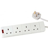 FDL 4 WAY MAINS GANG STRIP - 5M