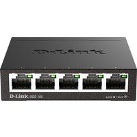 D-Link DGS-105 Unmanaged L2 Gigabit Ethernet (10/100/1000) Black