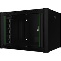 Lanview RWP07U45BL rack cabinet 7U Wall mounted rack Black