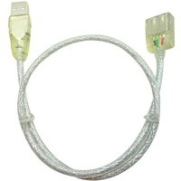 Microconnect USBAAF05T USB cable USB 2.0 0.5 m USB A Transparent