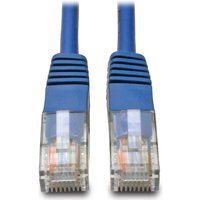 Tripp Lite N002-001-BL Cat5e 350 MHz Molded (UTP) Ethernet Cable (RJ45