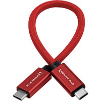 Kondor Blue KB-USBC-R USB cable USB 3.2 Gen 2 (3.1 Gen 2) 0.216 m Red