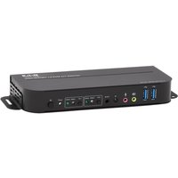 Tripp Lite B005-DPUA2-K 2-Port DisplayPort/USB KVM Switch - 4K 60 Hz.