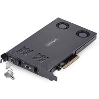 StarTech.com Dual-Bay M.2 NVMe SSD to PCIe x8 Removable Mobile Rack; B