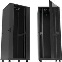 LogiLink D16S66B rack cabinet 16U Freestanding rack Black