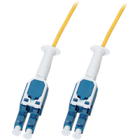 LogiLink Uniboot push-pull fiber patch cord LC-LC OS2. 10m