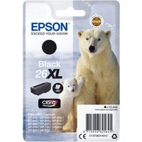 Epson C13T26214012/26XL Ink cartridge black high-capacity XL. 500 page