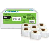 Dymo 2177564 DirectLabel-etikettes 54mm x 25mm 6 x 500 pcs for Dymo 40