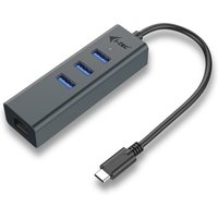 i-tec Metal USB-C HUB 3 Port + Gigabit Ethernet Adapter