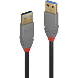 Lindy 2M Usb 3.2 Type A Cable. 5Gbps. Anthra Line