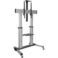 Tripp Lite DMCS60100XX Heavy-Duty Rolling TV Stand. Height Adjustable.