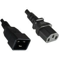 Microconnect PE030610 power cable Black 1 m C13 coupler C20 coupler