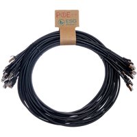 Cablenet 3m Cat6a RJ45 Black S/FTP LSOH 26AWG Snagless Booted Patch Le