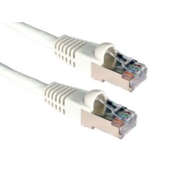 Cables Direct Cat6A 20M Networking Cable White S/Ftp (S-STP)
