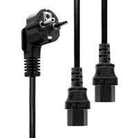 Microconnect PE011330 power cable Black 3 m 2 x C13 coupler