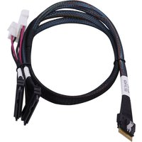 Microchip Technology 2305500-R Serial Attached SCSI (SAS) cable 0.8 m Black, Multicolour