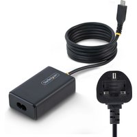 StarTech.com 65W USB-C Laptop Charger. 1.5m Tethered USB-C Cable. Powe