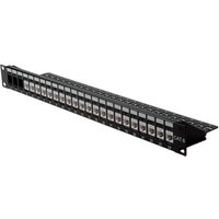 ROLINE Keystone 19'' Module frame Cat.5/Cat.6. 24 Ports. bla