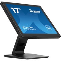 iiyama ProLite T1732MSC-B1SAG computer monitor 43.2 cm (17") 1280 x 1024 pixels Full HD LED Touchscreen Tabletop Black