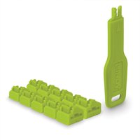 Lindy RJ45 Port Locks Green. 10x + 1 Key
