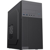 CIT Mentor Micro-ATX Office PC Case With USB Type C and 80mm Rear Blac