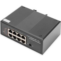 Digitus 7 Port Gigabit Ethernet Netzwerk PoE Switch. Industrial. Unman