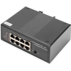Digitus 7 Port Gigabit Ethernet Netzwerk Poe Switch. Industrial. Unman