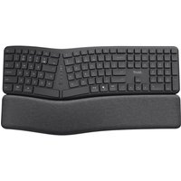 Trust Keyra Ergonomic multidevice wireless keyboard - Black