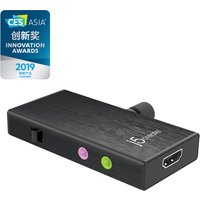 j5create JVA02 Live Capture Adapter HDMIâ„¢ to USB-Câ„¢ with Power Delivery, Black