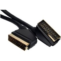 Cables Direct 2SSP-03 SCART cable 3 m SCART (21-pin) Black