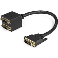 StarTech.com 30cm (1 ft) DVI-D to 2x DVI-D Digital Video Splitter Cabl