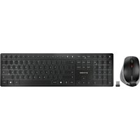 CHERRY DW 9500 SLIM keyboard Mouse included Universal RF Wireless + Bl