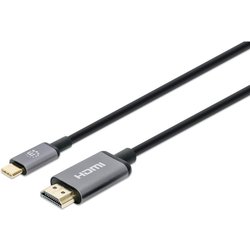 Manhattan USB-C to HDMI Cable. 4K@60Hz. 1m. Black. Equivalent to CDP2H