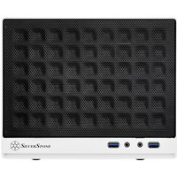 Silverstone SG13 Mini Tower Black. White