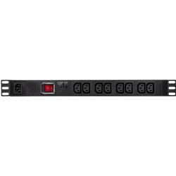Logilink PDU8A02 Power Distribution Unit (Pdu) 8 Ac Outlet(S) 1U Black