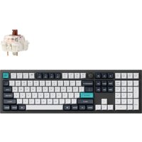 Keychron Q6 Max keyboard Universal USB + RF Wireless + Bluetooth QWERTY UK English Black White