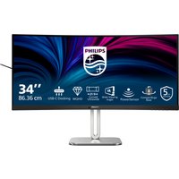 Philips 5000 series 34B2U5600C/00 computer monitor 86.4 cm (34") 3440 x 1440 pixels Dual QHD LCD Grey