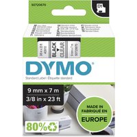 Dymo 40910/S0720670 DirectLabel-etikettes black on Transparent 9mm x 7