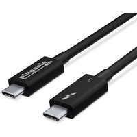 Plugable Technologies Thunderbolt 3 Cable 40Gbps Supports 100W (20V, 5A) Charging, 2.6ft / 80cm Thunderbolt-Certified USB C Compatible - Driverless