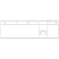 HyperX Alloy Rise Top Plate - White