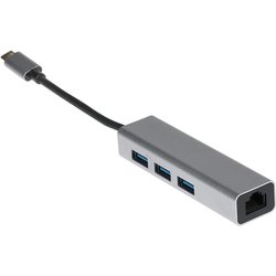 Maplin USB-C Multiport Hub 3X USB-A 1X Gigabit RJ45 V3.0