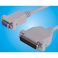 Microconnect IBM029-2 serial cable Grey 1.8 m DB-25 DB-9