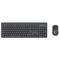 Hama WKM-100 keyboard Mouse included Universal RF Wireless QWERTY UK International Black