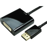 Cables Direct HDDP-DVI video cable adapter Black
