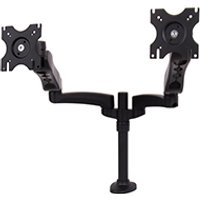 B-Tech Full Motion Twin Flat Screen Desk Mount with Double Arms